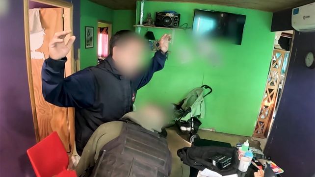 Uno de los allanamientos se realizó en Funes.&nbsp;
