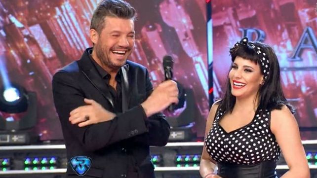 Carcajadas sinceras del conductor y la hija del Pájaro Caniggia.