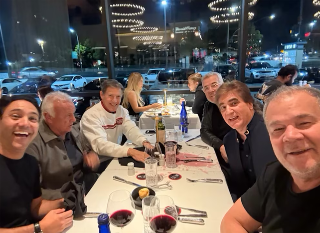 Una de las fotos de la velada compartidas en Instagram Una de las fotos de la velada compartidas en Instagram