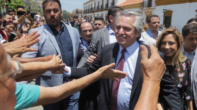 Alberto Fernández y Fabiola Yañez