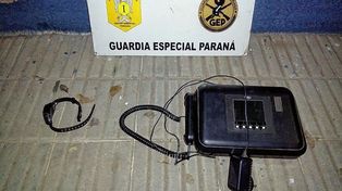 Rompió la tobillera electrónica, escapó y lo detuvieron