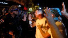 La manifestación del viernes terminó con disturbios. La manifestación del viernes terminó con disturbios.