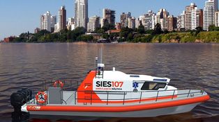 La ambulancia náutica del Sies estará en la zona de las islas frente a Rosario.