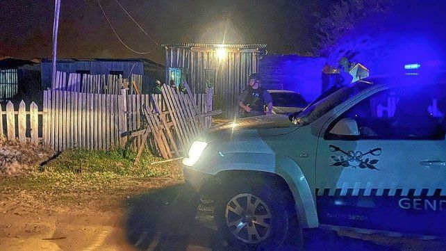 Personal de Gendarmería si hizo presente en un domicilio ubicado en Benito Legerén.