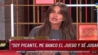 Florencia Peña dio sus declaraciones en el programa de Ángel de Brito y apuntó cotnra los periodistas