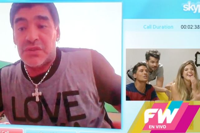 Maradona: “Si Benja juega en el Rojo, me la corto”