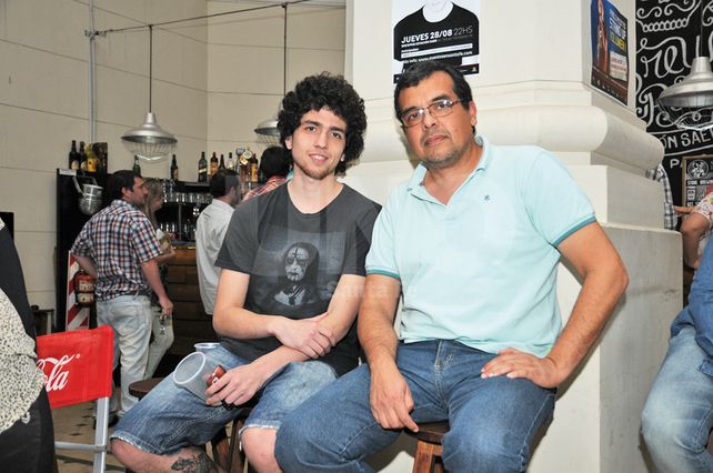 Gonzalo y Jorge Montejo fueron de los primeros en llegar.