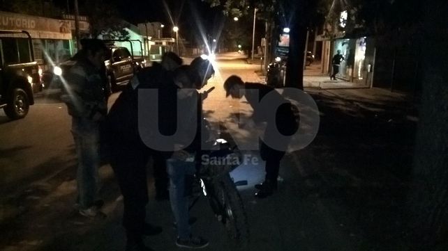 Terminó detenido luego de amenazar a su expareja con una cuchilla