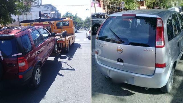 Los autos fueron trasladados al corralón municipal