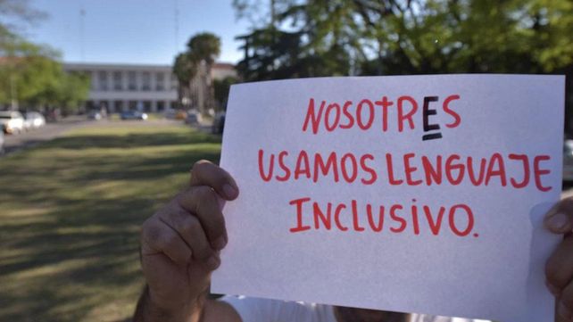 La polémica por le lenguaje inclusivo llegó al Congreso de la Nación. 