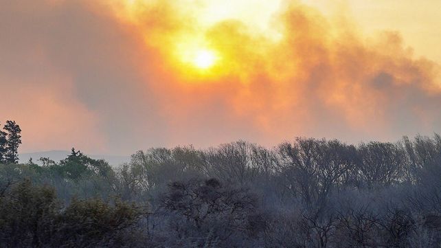 Los incendios en Córdoba afectan Capilla del Monte