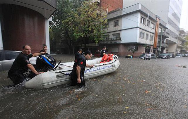 La histórica precipitación midió oficialmente 181 milímetros.