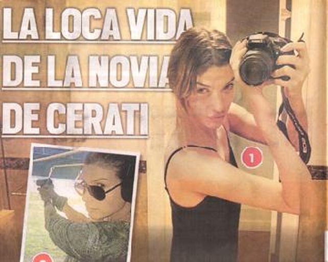 Lejos de Cerati, Chloé Bello se divierte por Europa