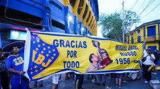 Los hinchas de Boca idolatran a Miguel Ángel Russo.