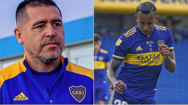 Villa y una relación de 5 puntos con Riquelme en Boca