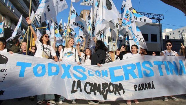 La Cámpora se destaca en la convocatoria provincial con unos 5.000 militantes&nbsp;