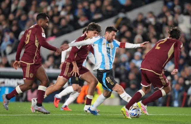 Lionel Messi ante Venezuela