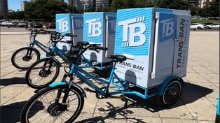 Rosario incorpora el sistema de bicicletas cargo eléctricas destinadas a cadetería.