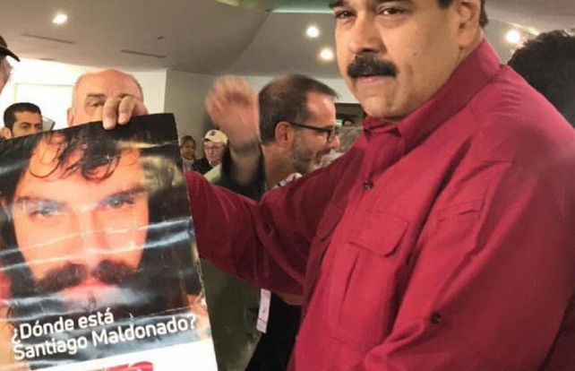 Evo Morales y Maduro se solidarizaron con el reclamo por Santiago Maldonado