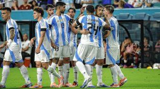 Argentina ganó un partido amistoso preparatorio para el Mundial.