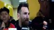 estar lejos de la prensa sirvio para acercarnos mas, aseguro messi que rompio la veda