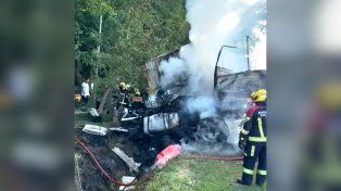 Choque frontal entre dos camiones en Zavalla: hay una víctima mortal