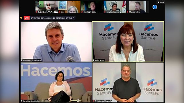 El lanzamiento del espacio de la provincia Hacemos Santa Fe