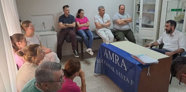 Hace 15 días se hizo una asamblea con el delegado de Amra.