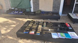 Puerto Gaboto: Gendarmería detuvo al narco Artur con 18 pistolas de guerra y municiones 