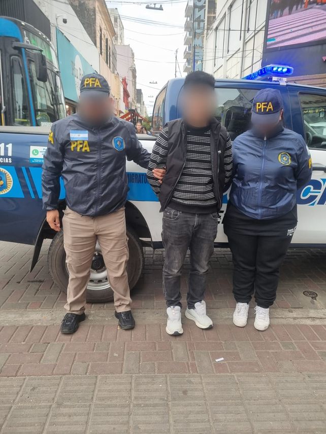 El ciudadano chino sorprendido como ilegal en un negocio de la zona sur.