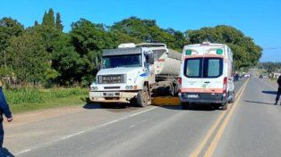 Un motociclista murió este martes en un choque con un camión. Ocurrió este martes en la Ruta 12, cerca de San Benito.
