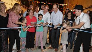 El Municipio inauguró en María Selva otra obra de pavimento articulado