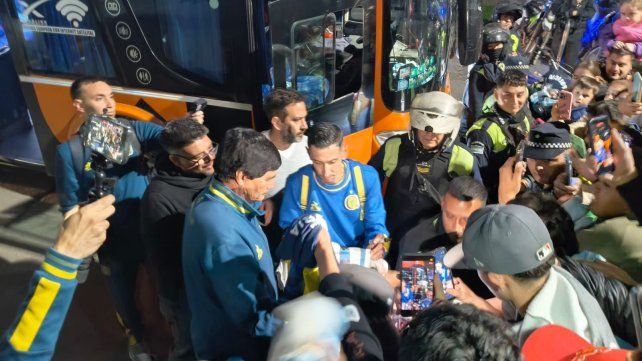 Ángel Di María hizo delirar a los hinchas de Central.