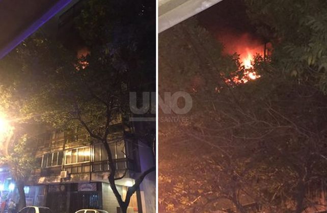 Explosión e incendio en un edificio de Rosario.