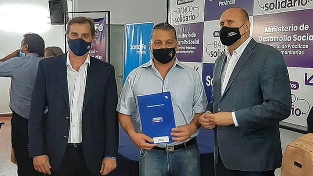 Imágenes del Acto el el ministerio de Desarrollo Social de la provincia.