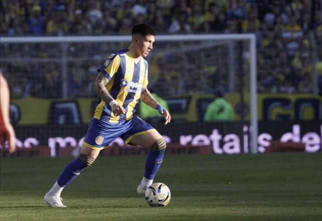Franco Ibarra fue uno de los jugadores de Central con mayor en el clásico. Fue amo y señor del mediocampo.