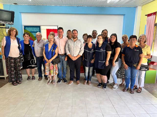 El Jardín Maternal Municipal funciona en un espacio donado por el Club de Leones y la Fundación Lazos.