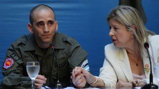Nahuel Gallo habló este miércoles en conferencia de prensa.&nbsp;