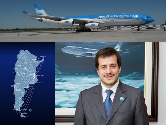 Recalde destacó que ocho de cada diez pasajeros eligen Aerolíneas Argentinas