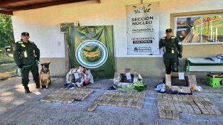 La incautación fue hecha por la mascota Mirko en el kilómetro 240 de la ruta nacional 14.