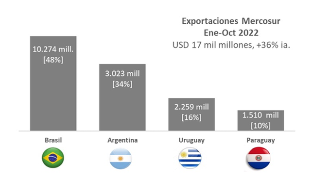 Carne: el Mercosur cierra un año con buenas ventas de carne pese a la caída de precios