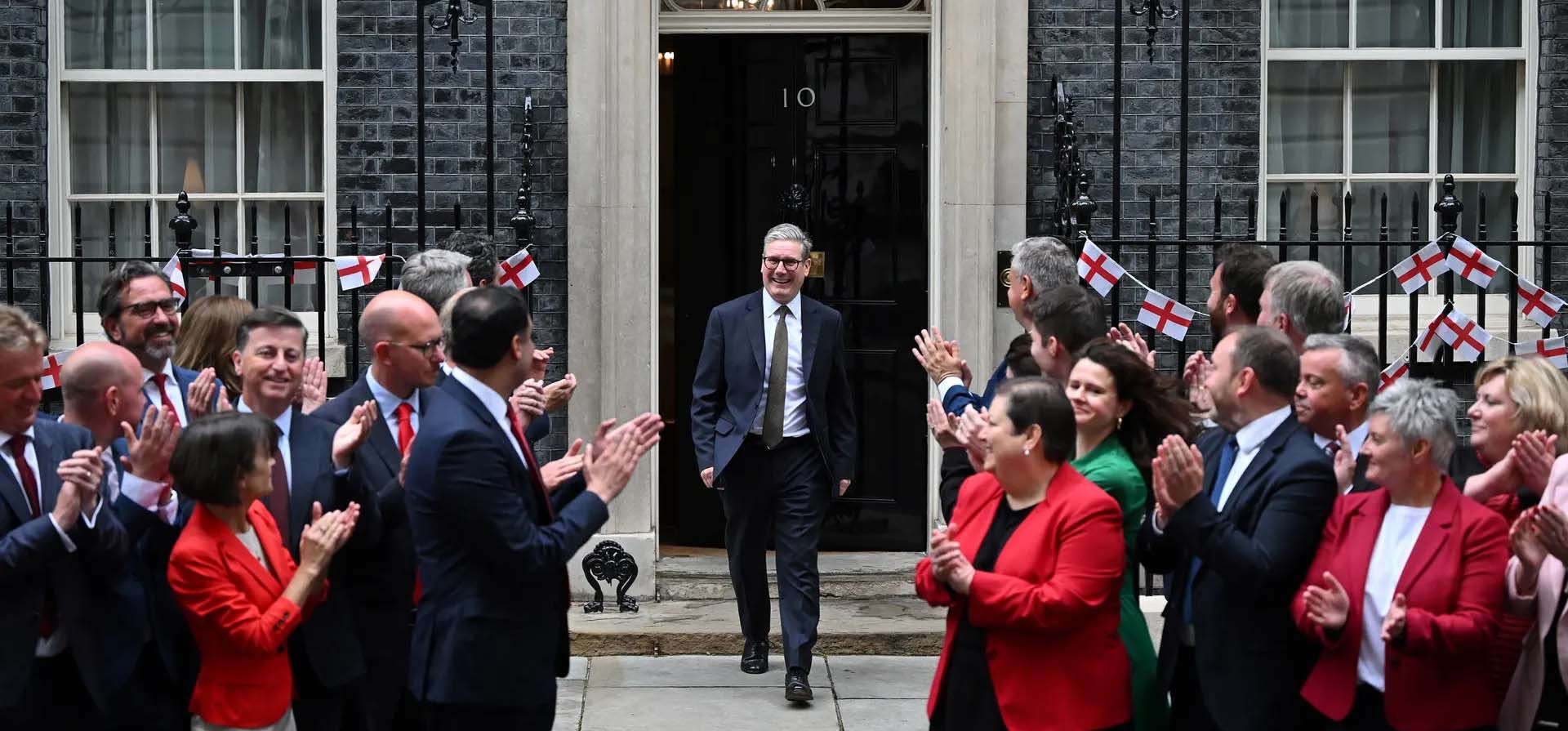 El nuevo primer ministro, Keir Starmer, se reúne con diputados laboristas escoceses en el número 10 de Downing Street, Londres, Inglaterra. Fotografía: Justin Tallis/AFP/Getty Images El nuevo primer ministro, Keir Starmer, se reúne con diputados laboristas escoceses en el número 10 de Downing Street, Londres, Inglaterra. Fotografía: Justin Tallis/AFP/Getty Images