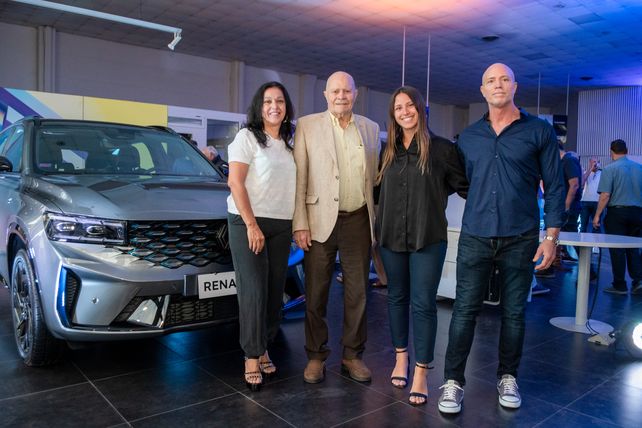 Mirta Alcida, Juan Carlos Bono, Estefanía Bono y Gustavo Bono