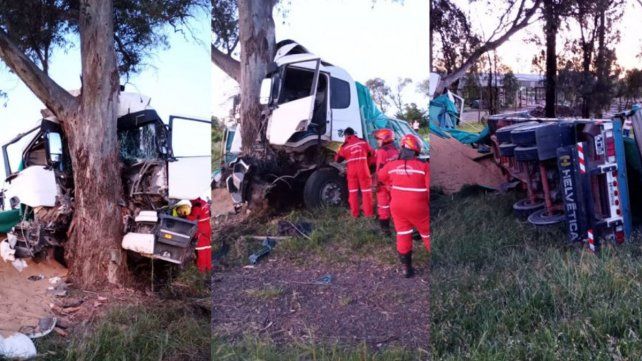 Impactante choque en la ruta cerca de Villa Elisa.