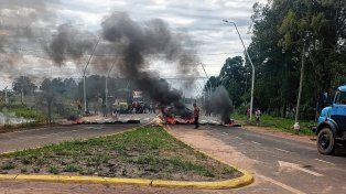 Durante seis horas estuvo interrumpido el tránsito en uno de los acceso a la ciudad.