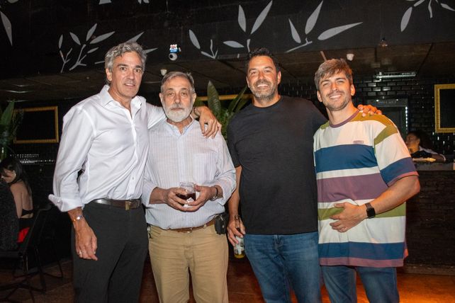 Leandro Salvatierra, Gerardo Carmona, Diego Feser y Pablo Arino