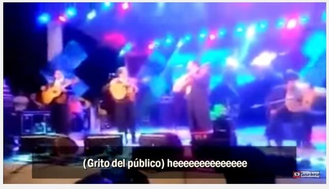 Escándalo: Folclorista echa del escenario a su propio hijo con todo tipo de insultos