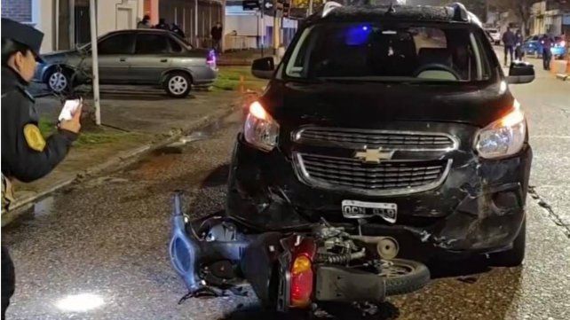 Concordia: joven motociclista falleció tras un violento choque en avenida San Lorenzo