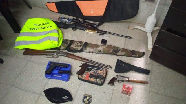 Secuestraron cuatro armas de fuego en un control&nbsp;