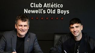 Lautaro Giannetti firmó en Newells y viene a robustecer el funcionamiento de la zaga.&nbsp;